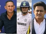 Anil Kumble, right, is not 100 percent certain about Ajit Agarkar, left, and BCCI's decision to appoint Shubman Gill the new Test captain Anil Kumble, right, is not 100 percent certain about Ajit Agarkar, left, and BCCI's decision to appoint Shubman Gill the new Test captain