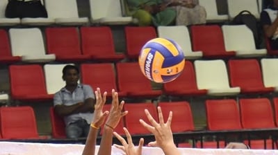 Generic photo of a volleyball match.
