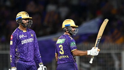 Ajinkya Rahane addressed Venkatesh Iyer's poor form in the IPL 2025 season. (REUTERS)