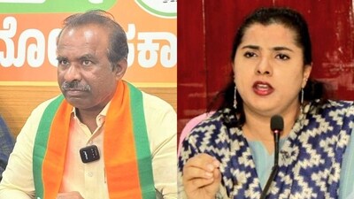 Ravi Kumar questioned the independence of the District Collector Fauzia Tarannum and made a derogatory reference suggesting she might have "come from Pakistan." (X) Ravi Kumar questioned the independence of the District Collector Fauzia Tarannum and made a derogatory reference suggesting she might have "come from Pakistan." (X)