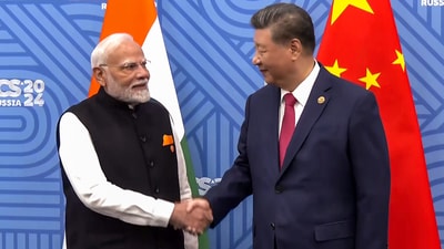 India views China as its primary adversary and Pakistan more an ancillary security problem, according to an US intelligence assessment. (File photo of Prime Minister Narendra Modi and Chinese President Xi Jinping. (ANI) India views China as its primary adversary and Pakistan more an ancillary security problem, according to an US intelligence assessment. (File photo of Prime Minister Narendra Modi and Chinese President Xi Jinping. (ANI)