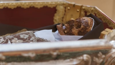 The body of Saint Teresa of Jesus is on public display for the first time since 1914. (AFP) The body of Saint Teresa of Jesus is on public display for the first time since 1914. (AFP)