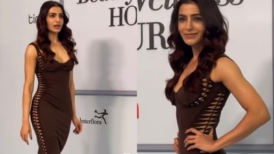 Samantha Ruth Prabhu attended an event with designer Kresha Bajaj. (Instagram: Manav Manglani) Samantha Ruth Prabhu attended an event with designer Kresha Bajaj. (Instagram: Manav Manglani)