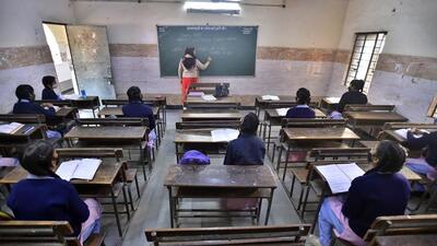 Students at a government senior secondary school. (HT File Photo) Students at a government senior secondary school. (HT File Photo)