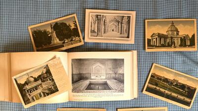 The book is actually the size of a booklet. The title is simple: ‘Album of Delhi Guide Containing 72 Views.’ (HT) The book is actually the size of a booklet. The title is simple: ‘Album of Delhi Guide Containing 72 Views.’ (HT)