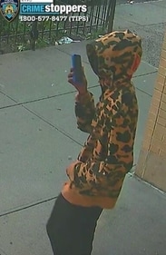 Image of suspect involved in Fordham shooting incident (X | NYPD Crime Stoppers) Image of suspect involved in Fordham shooting incident (X | NYPD Crime Stoppers)