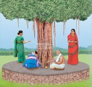 Vat Savitri is a significant festival for married women, marked by fasting and prayers for their husbands. (Pinterest) Vat Savitri is a significant festival for married women, marked by fasting and prayers for their husbands. (Pinterest)
