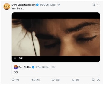 DVV replies to Ben's tweet. DVV replies to Ben's tweet.