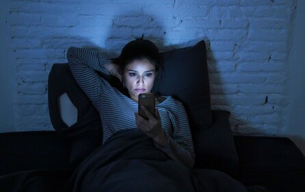 Checking phone at middle of the night is a definite way to ruin sleep. (Shutterstock) Checking phone at middle of the night is a definite way to ruin sleep. (Shutterstock)
