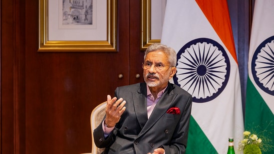 Union External Affairs Minister S Jaishankar during an interaction with representatives of the Indian community, in Germany. (X-@DrSJaishankar)