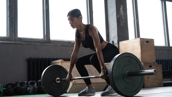 Strength training is important for a woman to retain muscle mass. (Shutterstock )