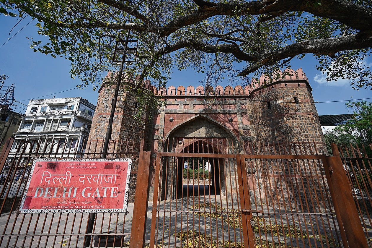 Delhi Gate in March. (Sanchit Khanna/HT Photo)