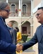All-party delegation leader Congress MP Shashi Tharoor arrives at the Old parliament building in Georgetown on Monday. (ANI) All-party delegation leader Congress MP Shashi Tharoor arrives at the Old parliament building in Georgetown on Monday. (ANI)