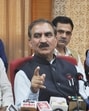 Himachal chief minister Sukhvinder Singh Sukhu addressing the media in Shimla on Monday. (Deepak Sansta/HT) Himachal chief minister Sukhvinder Singh Sukhu addressing the media in Shimla on Monday. (Deepak Sansta/HT)