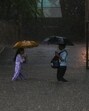 Most parts of the island city received over 100mm rain, and people made their way through waist-deep water (Raju Shinde/ Hindustan Times) Most parts of the island city received over 100mm rain, and people made their way through waist-deep water (Raju Shinde/ Hindustan Times)