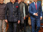 A multi-party delegation led by Congress MP Shashi Tharoor during a meeting with Guyana Vice President Bharrat Jagdeo, in Guyana. A multi-party delegation led by Congress MP Shashi Tharoor during a meeting with Guyana Vice President Bharrat Jagdeo, in Guyana.