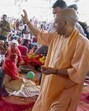 UP CM Yogi Adityanath was speaking at a mass wedding ceremony organised under the CM Mass Marriage Scheme in Gorakhpur where he blessed 1,200 couples who tied the knot at the event on May 27. (Agency)