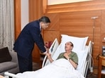 Ghulam Nabi Azad of the DPAP, was hospitalised during a visit to Kuwait as a part of an all-party delegation sent by the Indian government