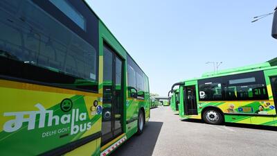 According to a tender floated by DTC, the advertising rights will be granted for a five-year term, with the option for annual extensions of up to five more years. (Arvind Yadav/HT PHOTO) According to a tender floated by DTC, the advertising rights will be granted for a five-year term, with the option for annual extensions of up to five more years. (Arvind Yadav/HT PHOTO)