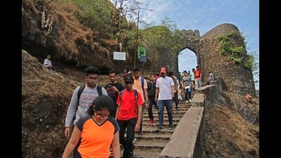 Following incessant heavy rainfall since last few days and increased risk of landslides, the Pune Forest Department has announced temporary closure of Sinhagad Fort for visitors, including trekkers. (FILE)
