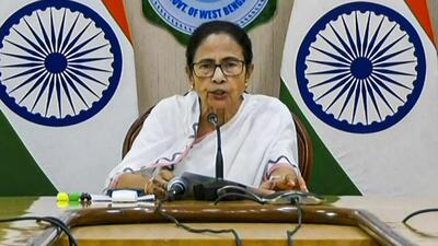 Howrah: West Bengal chief minister Mamata Banerjee addresses the media at State Secretariat in Howrah on Tuesday (PTI) Howrah: West Bengal chief minister Mamata Banerjee addresses the media at State Secretariat in Howrah on Tuesday (PTI)