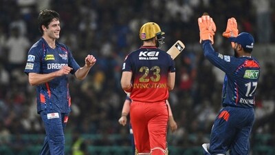 William O'Rourke dismissed Liam Livingstone for a golden duck on Tuesday. (AP Image)