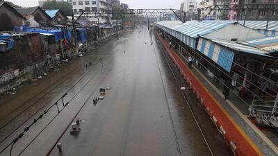 Mumbai, India - May 26, 2025: Water logging at Masjid Bunder station, in Mumbai, India, on Monday, May 26, 2025. (Photo by Anshuman Poyrekar/ Hindustan Times) (Hindustan Times) Mumbai, India - May 26, 2025: Water logging at Masjid Bunder station, in Mumbai, India, on Monday, May 26, 2025. (Photo by Anshuman Poyrekar/ Hindustan Times) (Hindustan Times)