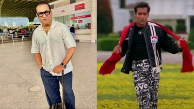 Chunari Chunari, sung by Abhijeet Bhattacharya, was originally picturised on Salman Khan. Chunari Chunari, sung by Abhijeet Bhattacharya, was originally picturised on Salman Khan.