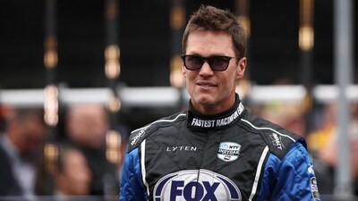 Tom Brady was booed at the Indy 500 on Sunday (Getty Images via AFP) Tom Brady was booed at the Indy 500 on Sunday (Getty Images via AFP)