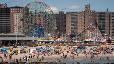 People enjoy the beach on Memorial Day at Coney Island Beach in the Brooklyn borough of New York City, U.S., May 26, 2025. REUTERS/Angelina Katsanis (REUTERS)