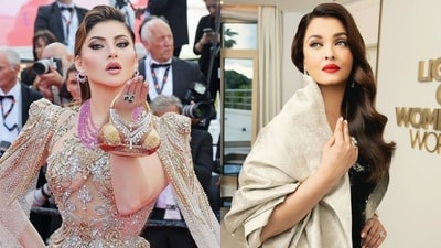 Urvashi Rautela says 'I'm the blueprint' amid troll comparisons with Aishwarya Rai at Cannes (Photos: Instagram/urvashirautela, aishwaryaraibachchan_arb) Urvashi Rautela says 'I'm the blueprint' amid troll comparisons with Aishwarya Rai at Cannes (Photos: Instagram/urvashirautela, aishwaryaraibachchan_arb)