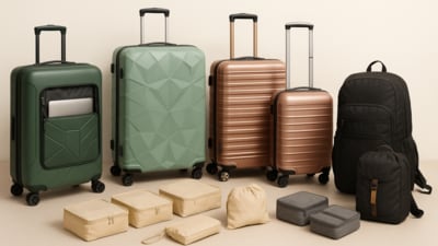 Sleek, smart and ready to roll, these vacay-ready bags make your vacation luggage both practical and effortlessly stylish. Sleek, smart and ready to roll, these vacay-ready bags make your vacation luggage both practical and effortlessly stylish.
