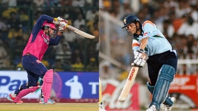 After an incredible IPL season at the age of 14, Vaibhav Suryavanshi is compared to a young Sachin Tendulkar by some. (PTI and Reuters)