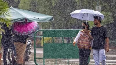 With four days left in the month, the rainfall record is likely to be breached further. (PTI photo) With four days left in the month, the rainfall record is likely to be breached further. (PTI photo)