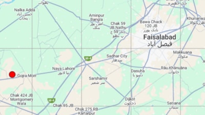The earthquake's epicentre was near the Jhang tehsil in the Faisalabad division of Pakistan's Punjab state (NCS) The earthquake's epicentre was near the Jhang tehsil in the Faisalabad division of Pakistan's Punjab state (NCS)