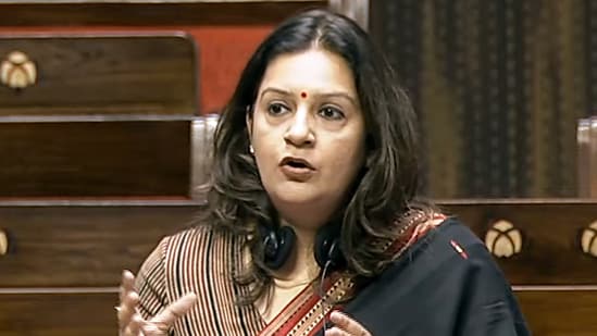 Shiv Sena (UBT) MP Priyanka Chaturvedi is a part of an all-party delegation to France to expose Pakistan over its terror activities. (Sansad TV File)