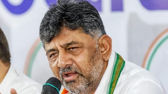 DK Shivakumar sad 'HAL is our pride, Nehruji gave this to us'. (ANI/File)