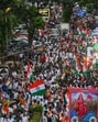 Several rallies and public demonstrations were organised in Maharashtra to honour the armed forces following the successful conduct of Operation Sindoor. (Raju Shinde/HT Photo) Several rallies and public demonstrations were organised in Maharashtra to honour the armed forces following the successful conduct of Operation Sindoor. (Raju Shinde/HT Photo)