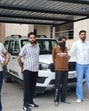 The accused in police custody. The accused in police custody.