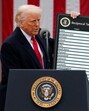 US President Donald Trump holds a chart next to US Secretary of Commerce Howard Lutnick as Trump delivers remarks on tariffs in the Rose Garden at the White House in Washington, D.C., U.S., on April 2 (REUTERS) US President Donald Trump holds a chart next to US Secretary of Commerce Howard Lutnick as Trump delivers remarks on tariffs in the Rose Garden at the White House in Washington, D.C., U.S., on April 2 (REUTERS)