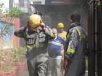 According to Delhi Fire Service, around 140 calls per day are being received in May, for fire-related issues in Delhi-NCR. Several among these were caused by malfunctioning of air conditioners. (For representational purpose only).(Photo: Sunil Ghosh/HT)