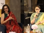 Rujuta Diwekar and Smriti Irani