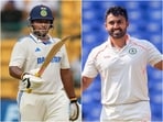 Sarfaraz Khan, left, has been out of action, while Karun Nair has been piling the runs Sarfaraz Khan, left, has been out of action, while Karun Nair has been piling the runs