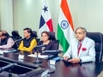 The Shashi Tharoor-led all-party delegation held a meeting with Panama assembly president and some select parliamentarians of the country. 