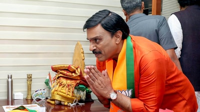 Former Karnataka minister Gali Janardhan Reddy. (Arun Kumar Rao) Former Karnataka minister Gali Janardhan Reddy. (Arun Kumar Rao)