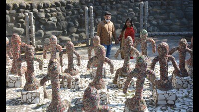 Chandigarh’s prominent tourist attractions include the Capitol Complex in Sector 1, Rock Garden, Sukhna Lake, Bird Park, Indian Air Force Heritage Centre, and Government Museum and Art Gallery in Sector 10. Every year, the city welcomes around 30,000 international tourists and 1.2 million domestic visitors. (HT File) Chandigarh’s prominent tourist attractions include the Capitol Complex in Sector 1, Rock Garden, Sukhna Lake, Bird Park, Indian Air Force Heritage Centre, and Government Museum and Art Gallery in Sector 10. Every year, the city welcomes around 30,000 international tourists and 1.2 million domestic visitors. (HT File)