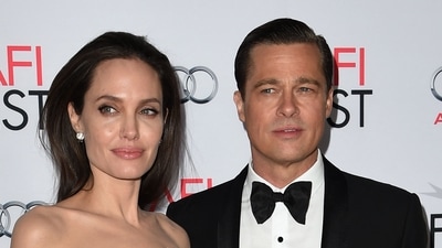 Brad Pitt candidly opened up about his divorce from Angelina Jolie.
(Photo by MARK RALSTON / AFP) (AFP) Brad Pitt candidly opened up about his divorce from Angelina Jolie.
(Photo by MARK RALSTON / AFP) (AFP)