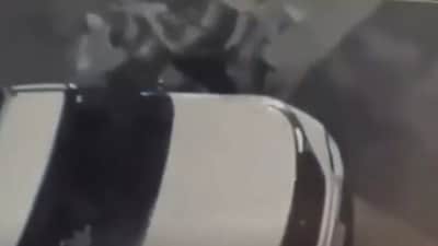 A screengrab of footage that has been released of a fistfight breaking out outside Obama’s DC house between two female Secret Service agents because one was late. A screengrab of footage that has been released of a fistfight breaking out outside Obama’s DC house between two female Secret Service agents because one was late.