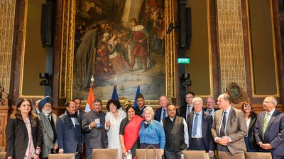 A multi-party delegation led by BJP MP Ravi Shankar Prasad met French Senators of the India-France Friendship group and Committee on Defence and Foreign Affairs. (@IndiaembFrance) A multi-party delegation led by BJP MP Ravi Shankar Prasad met French Senators of the India-France Friendship group and Committee on Defence and Foreign Affairs. (@IndiaembFrance)