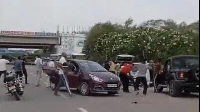 Police said the brawl incident took place on Wednesday around 12pm near Jaganpur village in Dankaur. (HT Photos) Police said the brawl incident took place on Wednesday around 12pm near Jaganpur village in Dankaur. (HT Photos)